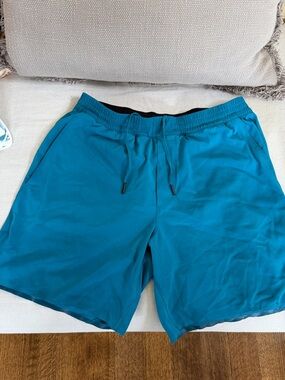 Lululemon Teal Swim trunk drawstring shorts